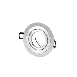   LEDline® downlight aluminium round adjustable SLIM silver brushed OROSA