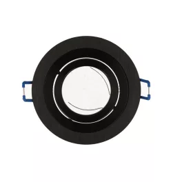   LEDline® downlight aluminium round adjustable SLIM black brushed OROSA LL-241253 LED line