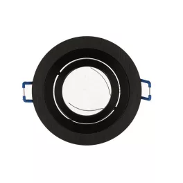   LEDline® downlight aluminium round adjustable SLIM black brushed OROSA