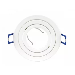   LEDline® downlight aluminium round adjustable SLIM white brushed OROSA
