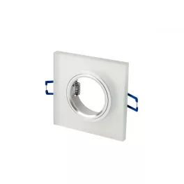   LEDline® downlight glass square white 90x26x10mm frosted GLIKKA LL-241338 LED line