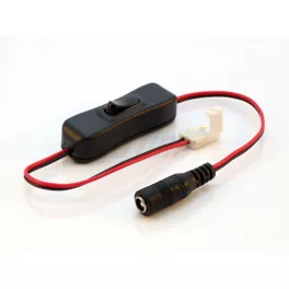   LEDline® LED strip CLICK CONNECTOR single 8 mm 2 PIN with a cable for the DC socket and switch