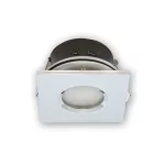 LEDline® downlight waterproof square die cast aluminium chrome