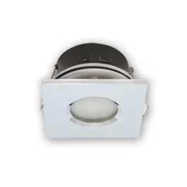   LEDline® downlight waterproof square die cast aluminium chrome