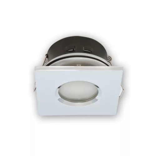 LEDline® downlight waterproof square die cast aluminium chrome LL-245381 LED line