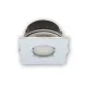 LEDline® downlight waterproof square die cast aluminium chrome LL-245381 LED line