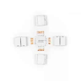   LEDline® COB strip CLICK CONNECTOR angular 10 mm 4 PIN Type + RGB