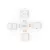 LEDline® COB strip CLICK CONNECTOR angular 8 mm 2 PIN Type +