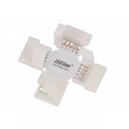   LEDline® COB strip CLICK CONNECTOR angular 12 mm 5 PIN Type + RGBW