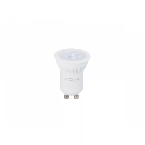 GU11 LED-fényforrás, 3 W, Hideg fehér, 5 év garancia CW 6500K 330lm, LL-248122-II LED line