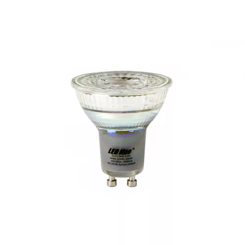 GU10 LED-fényforrás, 5.5 W, szabályozható, Szabályozható színhőmérséklet WW 2200/3000K 345lm, LL-248948 LED line