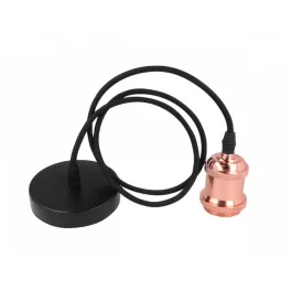   LEDline® Suspended luminaire 1xE27 aluminum rose gold LL-249839 LED line
