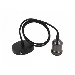   LEDline® Suspended luminaire 1xE27 aluminum pearl black LL-249853 LED line