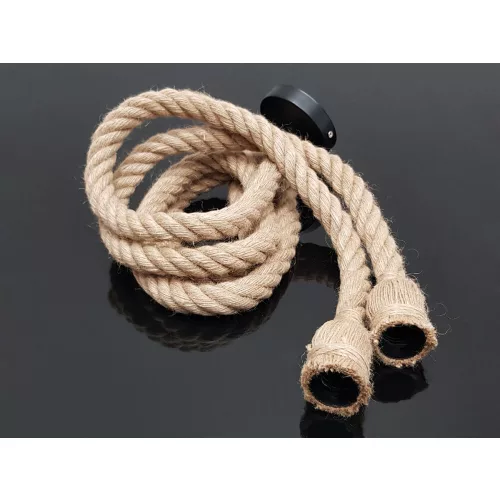 LEDline® Jute pendant lamp holder 1.5 meters 2xE27 LL-249884 LED line