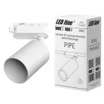 LED line® luminaire for single-phase track GU10 white PIPE LL-475442 LED line