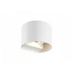 LED line LITE Outdoor wall mounted luminaire LED 2x3W 3000K IP54 white CILINDER
