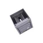 LEDline LEDOM Outdoor wall mounted luminaire LED 2x3W 4000K IP54 gray CUBE LL-478191 LED line