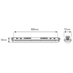 LEDline PRIME LINKER tri-proof 40W 4000K 150lm/W 220-240V IP65 LL-479594 LED line
