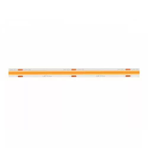 LED-szalag, COB, 2400 LED, 24 V DC, 11 W/m, IP66, meleg fehér, 5 év garancia, kiszerelés (5 méter)