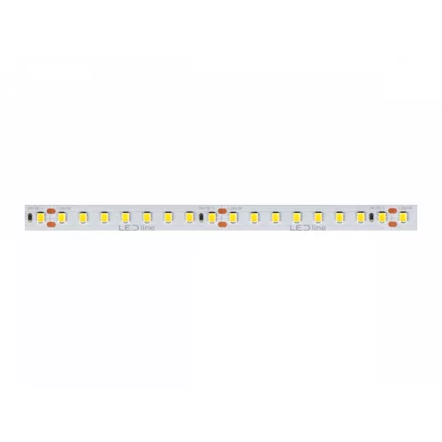 LED-szalag, SMD 3528, 128 LED/m, 24 V DC, 8,5 W/m, IP20, meleg fehér, 5 év garancia, kiszerelés (5 méter)