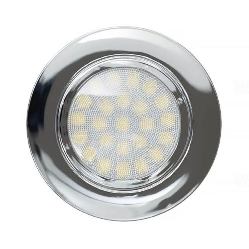 Ultralux bútorba süllyeszthető LED Spot 230V AC, 4W, 4200K, 330 lumen, IP44, KRÓM LML220442CH