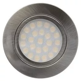   Ultralux bútorba süllyeszthető LED Spot 230V AC, 4W, 4200K, 330 lumen, IP44, SZATÉN NIKKEL LML220442SN
