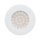 Ultralux bútorba süllyeszthető LED Spot 230V AC, 4W, 330 lumen, IP44, FEHÉR LML220442W