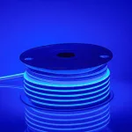 LED NEON FLEX SMD 2835 9 W/m 120LED 8x16mm KÉK- - tekercs (20 méter)