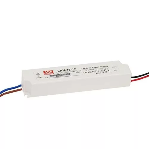 Mean Well LPH-18-12 LED-tápegység, 12 V DC, IP67