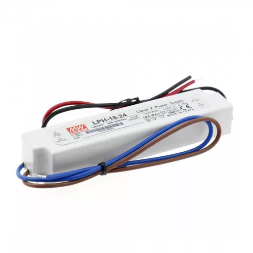 Mean Well LPH-18-24 LED-tápegység, 24 V DC, IP67
