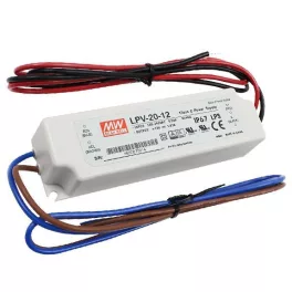 Mean Well LPV-20-12 LED-tápegység, 12 V DC, IP67
