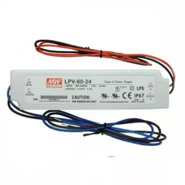 Mean Well LPV-60-24 LED-tápegység, 24 V DC, IP67