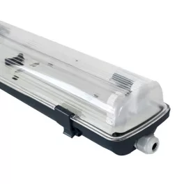   LS LED Fénycső Armatúra 2x120 cm IP65 - 5 év garancia! LS-FXT120-2 SpectrumLED