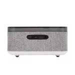 HOME LTCR06 multimédia lejátszó és ébresztőóra, 2x5 Watt, Qi telefontöltés, Bluetooth TWS, FM rádió, LED kijelző, beépített akkumulátor