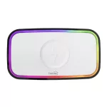 HOME LTCR06 multimédia lejátszó és ébresztőóra, 2x5 Watt, Qi telefontöltés, Bluetooth TWS, FM rádió, LED kijelző, beépített akkumulátor