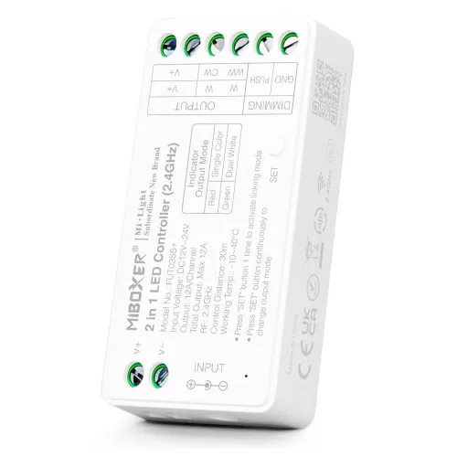 2,4 GHz MiBoxer Egyszínű + CCT LED vezérlő FUT035s+ (MB-0002)