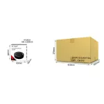 MiLight FUT087B fali érintő dimmer elemes fekete (3272B)