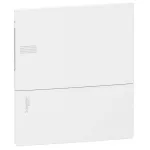 Schneider Mini PRAGMA RESI9 MP Kiselosztó, teli ajtó, süllyesztett, 1x8 modul, PEN sín, komplett, fehér MIP22108