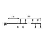 Home MLCS 600/M micro LED-es cluster fényfüzér, 9 m / 600 RYBG és melegfehér LED, 11 fényprogram, távirányító, hálózati adapter, kül- és beltéri kivitel, MLCS_600_M
