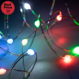   Home ML 112 RGB micro LED-es fényfüzér, 10 m / 100 db RGB micro LED, 12 fényprogram, távirányító, USB csatlakozó, kül- és beltéri kivitel, ML_112_RGB