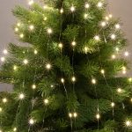 Home ML 120/WW micro LED-es fényfüzér-köteg, 120 db melegfehér micro LED, 6 ágú, vékony, ezüstszínű vezeték, hálózati adapter, kül- és beltéri kivitel, ML_120_WW