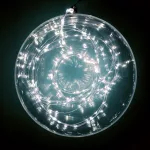 Home ML 160/WH micro LED-es fényfüzér, 15,9 m / 160 db hidegfehér micro LED, állófényű, vékony vezeték, hálózati adapter, kül- és beltéri kivitel, ML_160_WH