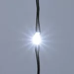 Home ML 250G/WH micro LED-es fényfüzér-köteg, 250 db hidegfehér micro LED, 10 ágú, vékony, zöld színű vezeték, hálózati adapter, kül- és beltéri kivitel, ML_250G_WH