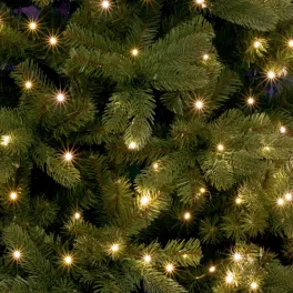   Home ML 250G/WW micro LED-es fényfüzér-köteg, 250 db melegfehér micro LED, 10 ágú, vékony, zöld színű vezeték, hálózati adapter, kül- és beltéri kivitel, ML_250G_WW