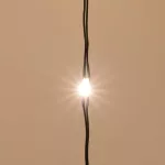 Home ML 250G/WW micro LED-es fényfüzér-köteg, 250 db melegfehér micro LED, 10 ágú, vékony, zöld színű vezeték, hálózati adapter, kül- és beltéri kivitel, ML_250G_WW