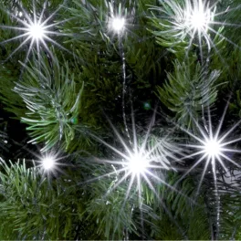   Home ML 30/WH micro LED-es fényfüzér, 2,9 m / 30 db hidegfehér micro LED, állófényű, kapcsolható és időzíthető, átlátszó vezeték, elemes, beltéri kivitel, ML_30_WH