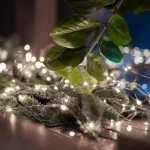 Home ML 30/WH micro LED-es fényfüzér, 2,9 m / 30 db hidegfehér micro LED, állófényű, kapcsolható és időzíthető, átlátszó vezeték, elemes, beltéri kivitel, ML_30_WH