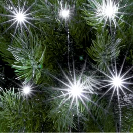   Home ML 50/WH micro LED-es fényfüzér, 4,9 m / 50 db hidegfehér micro LED, állófényű, kapcsolható és időzíthető, átlátszó vezeték, elemes, beltéri kivitel, ML_50_WH
