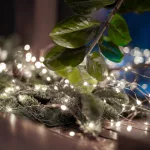 Home ML 50/WH micro LED-es fényfüzér, 4,9 m / 50 db hidegfehér micro LED, állófényű, kapcsolható és időzíthető, átlátszó vezeték, elemes, beltéri kivitel, ML_50_WH