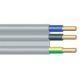 CYMY kábel falvezeték 3x1,5mm2 szürke lapos PVC szigetelésű tömör réz erű (CYMY falvezeték-RÉZ) YDYt (MMFAL) MMCU